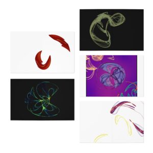assorted clifford attractor cards