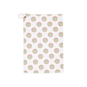 rosette golf towel