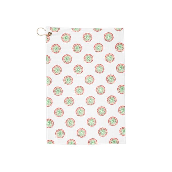 rosette golf towel